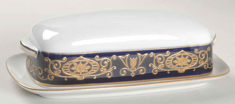 Shahzada 1/4 Lb Covered Butter by Noritake-1