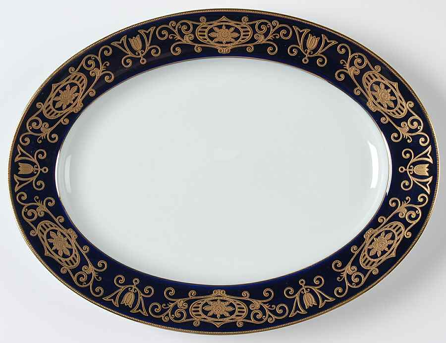 Shahzada 11" Oval Serving Platter by Noritake-1