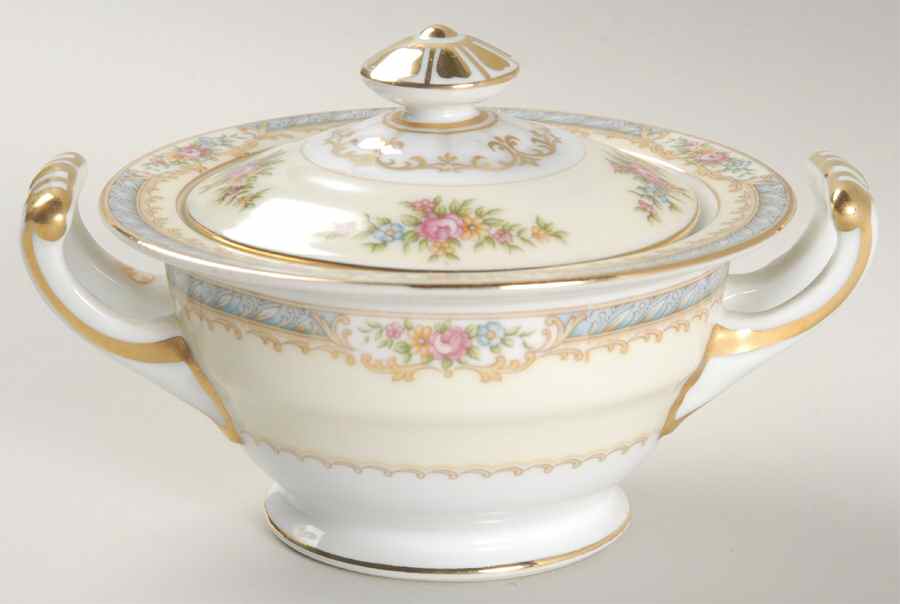 Shalimar Sugar Bowl & Lid by Noritake-1