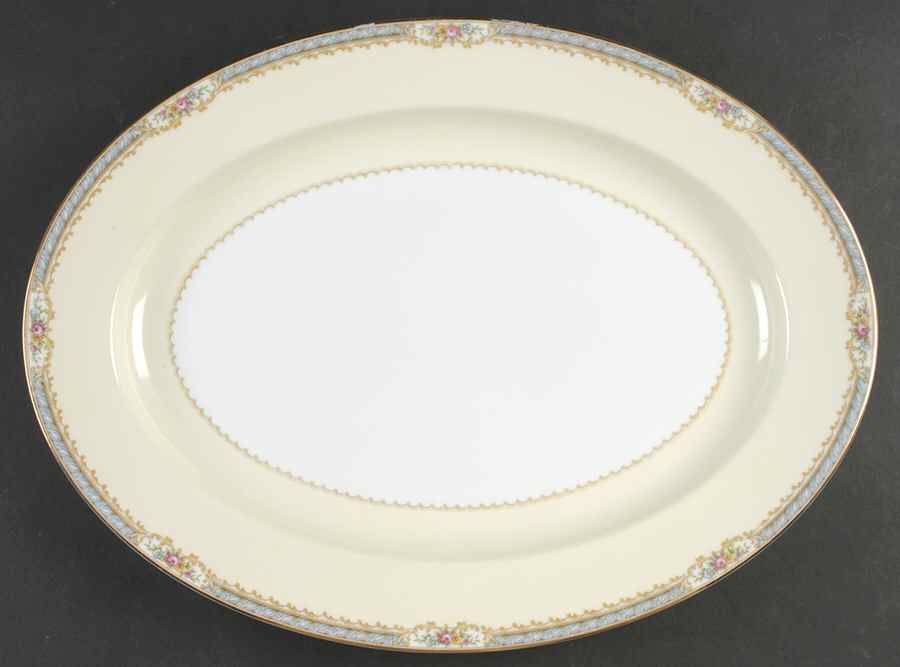 Shalimar 16" Oval Serving Platter by Noritake-1