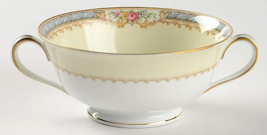 Shalimar Footed Cream Soup Bowl by Noritake-1
