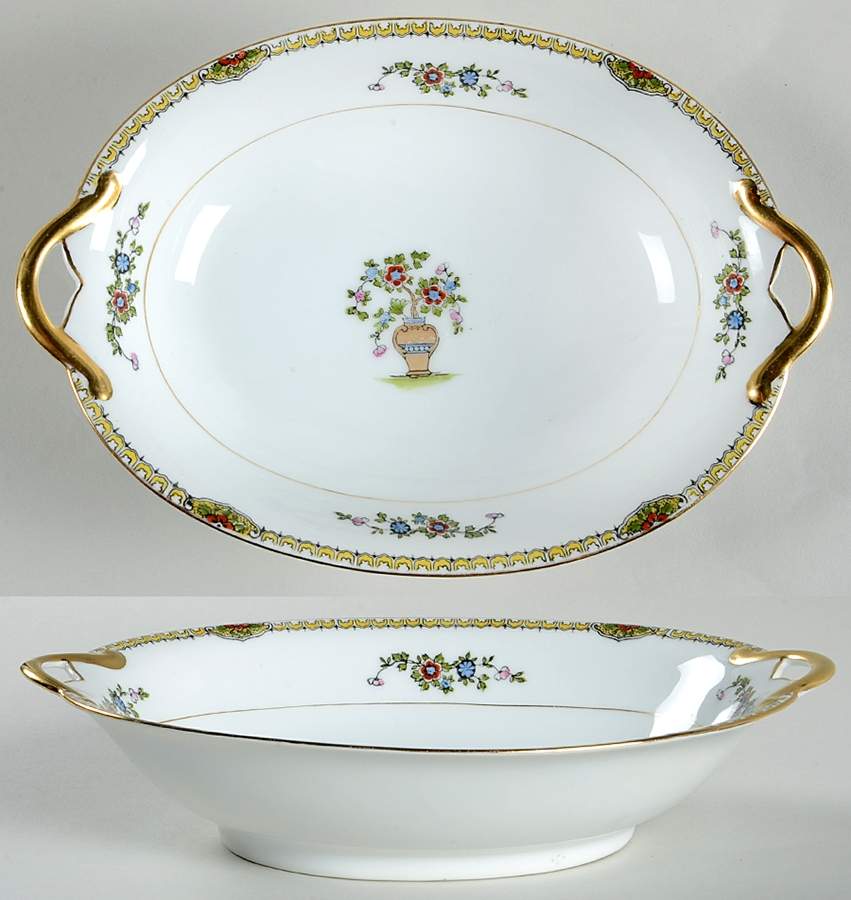 Shantung 9" Oval Vegetable Bowl by Noritake-1