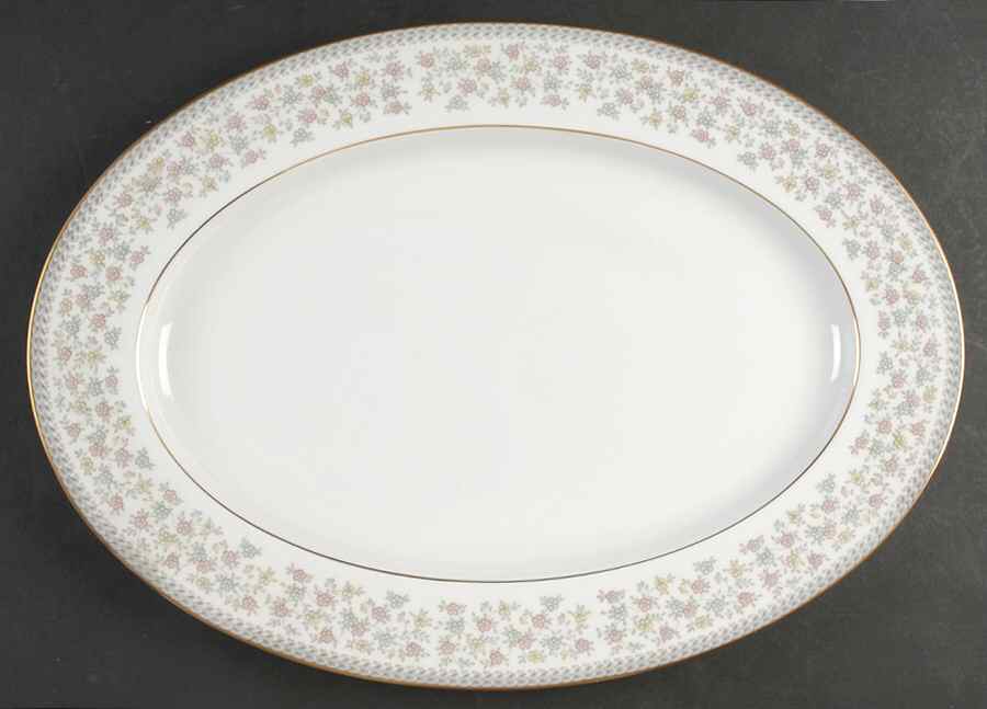 Sharlene 17" Oval Serving Platter by Noritake-1
