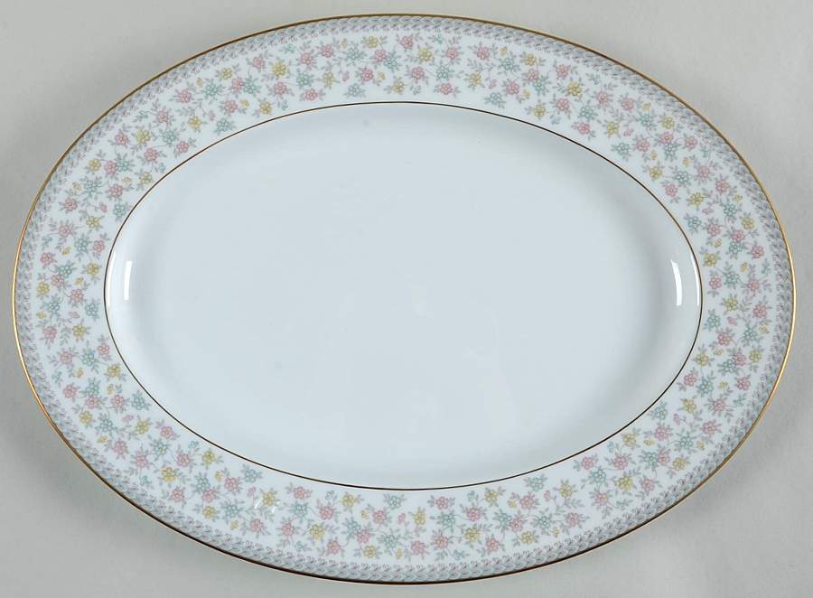 Sharlene 14" Oval Serving Platter by Noritake-1