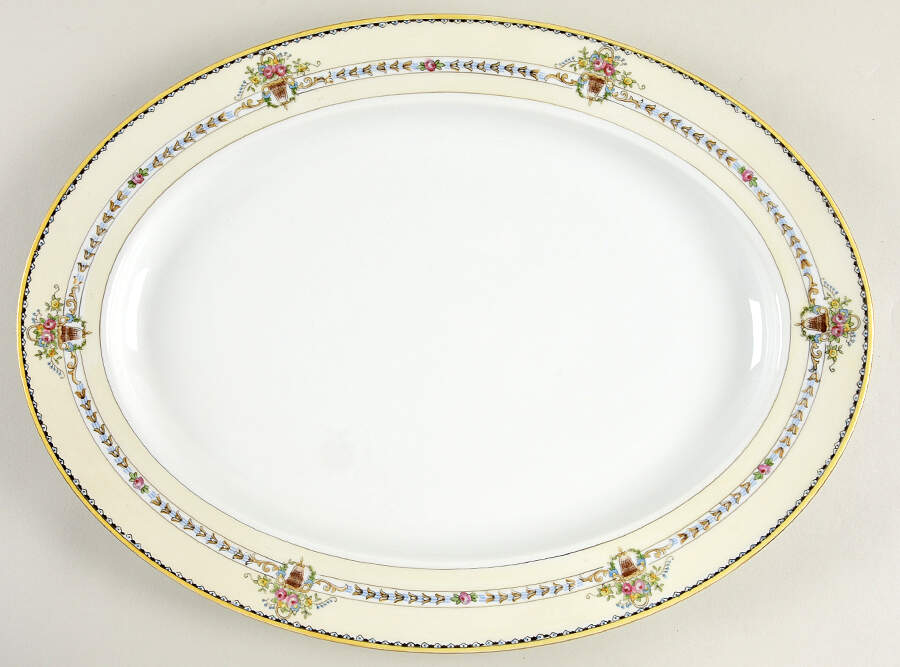 Shasta 16" Oval Serving Platter by Noritake-1