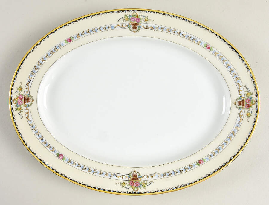 Shasta 11" Oval Serving Platter by Noritake-1