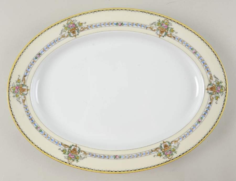 Shasta 13" Oval Serving Platter by Noritake-1