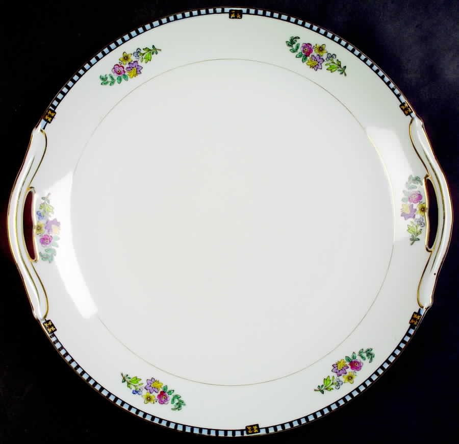 Sheridan Handled Cake Plate by Noritake-1