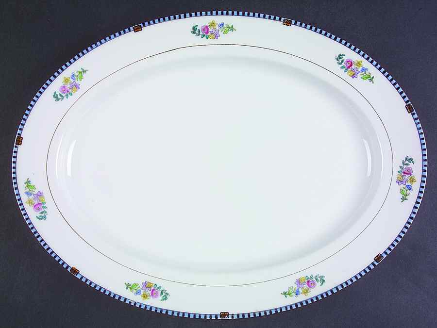 Sheridan 13" Oval Serving Platter by Noritake-1
