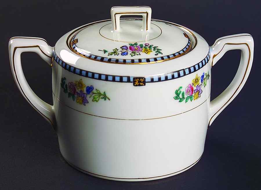 Sheridan Sugar Bowl & Lid by Noritake-1