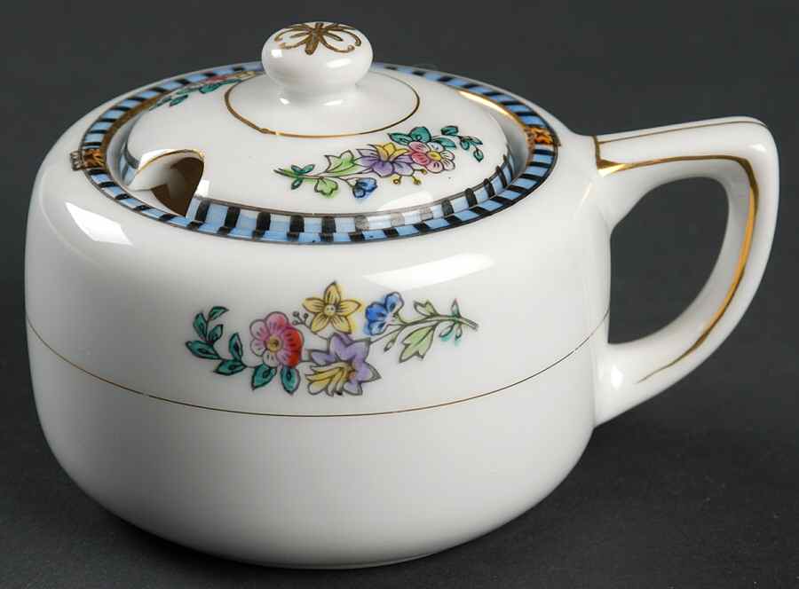 Sheridan Mustard Jar & Lid by Noritake-1