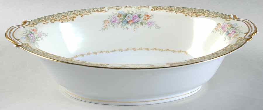 Sheila 10" Oval Vegetable Bowl by Noritake-1