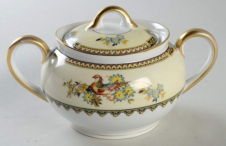 Sheila Sugar Bowl & Lid by Noritake-1
