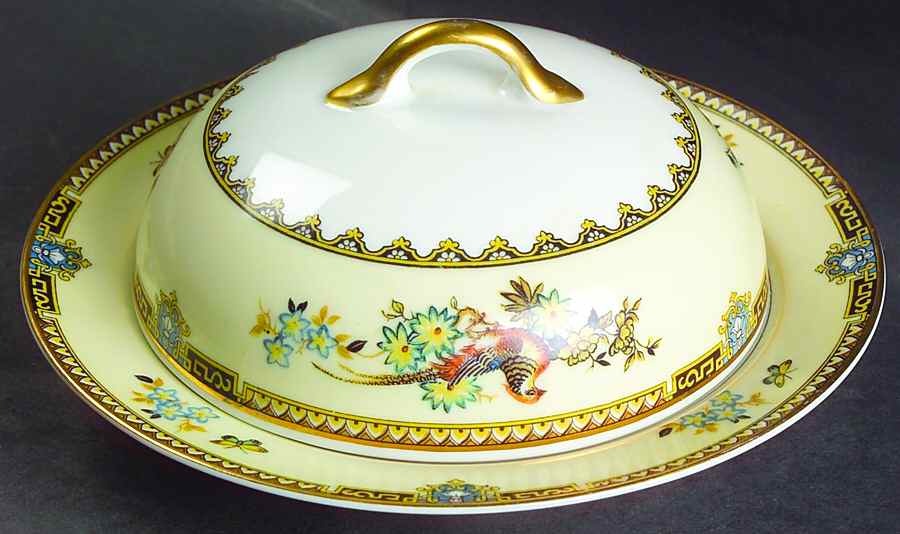 Sheila Round Covered Butter by Noritake-1