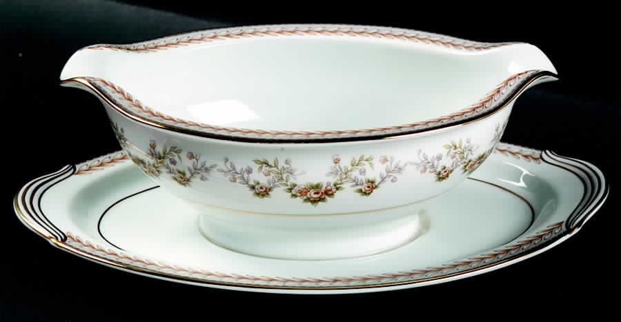 Shelburne Gravy Boat with Attached Underplate by Noritake-1