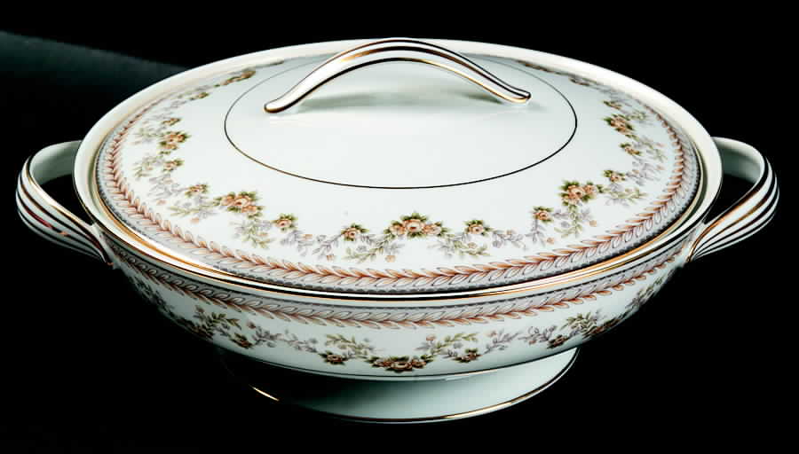 Shelburne Round Covered Vegetable by Noritake-1