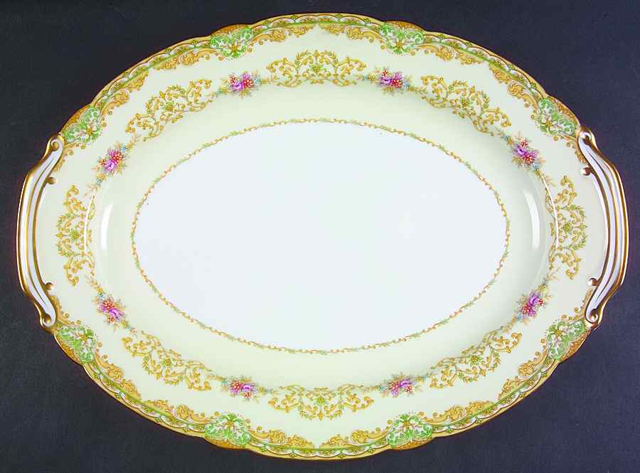 Shelby 16" Oval Serving Platter by Noritake-1