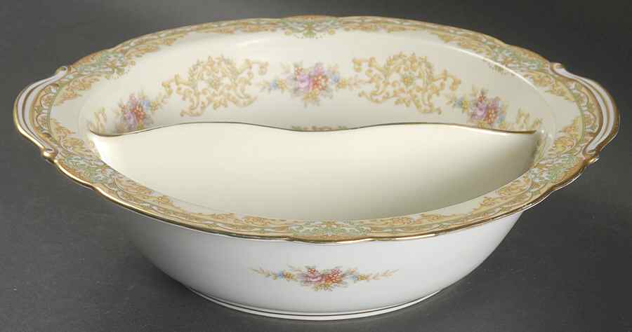 Shelby 10" Round Divided Vegetable Bowl by Noritake-1