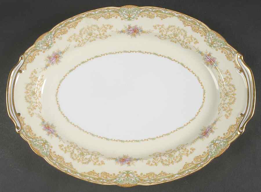 Shelby 14" Oval Serving Platter by Noritake-1
