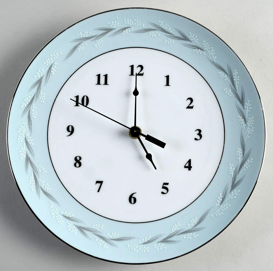 Sheldon 1-2" depth  Clock Plate HC by Noritake-1