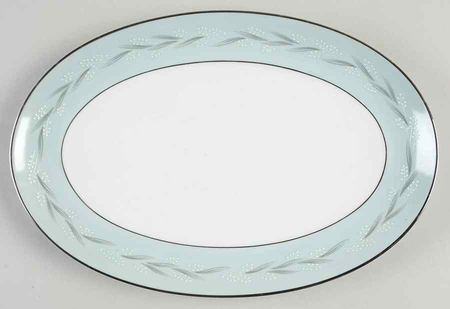 Sheldon 12" Oval Serving Platter by Noritake-1