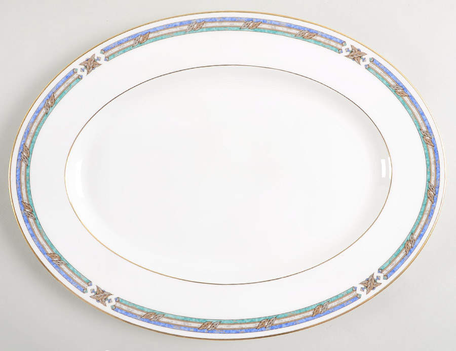 Shelton 12" Oval Serving Platter by Noritake-1