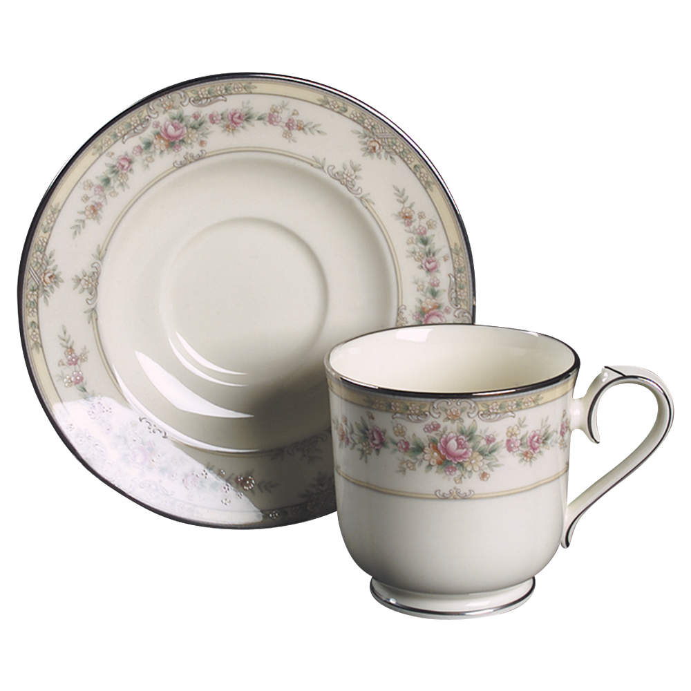 Shenandoah Footed Cup & Saucer Set by Noritake-1