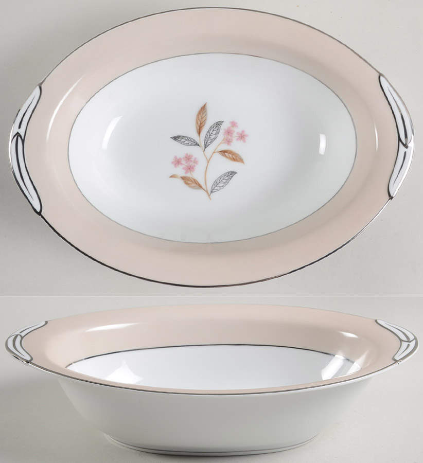 Sheridan 10" Oval Vegetable Bowl by Noritake-1