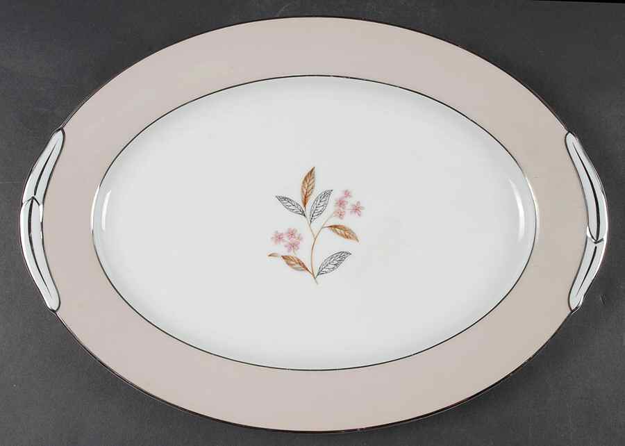 Sheridan 13" Oval Serving Platter by Noritake-1