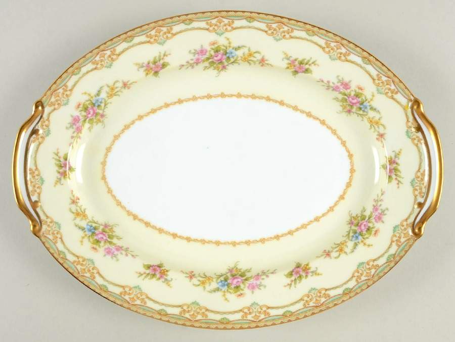 Sherwood (3926) 11" Oval Serving Platter by Noritake-1