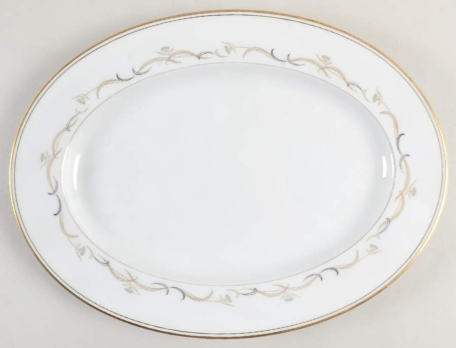 Sherwin 12" Oval Serving Platter by Noritake-1