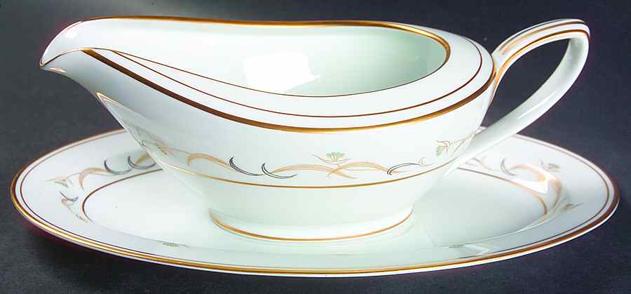 Sherwin Gravy Boat & Underplate by Noritake-1