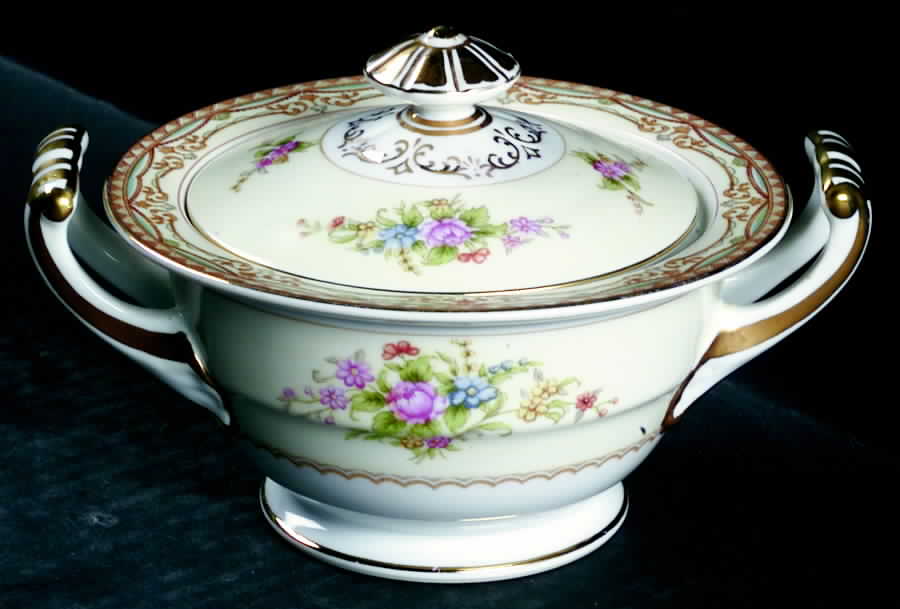 Sherwood (4903) Sugar Bowl & Lid by Noritake-1