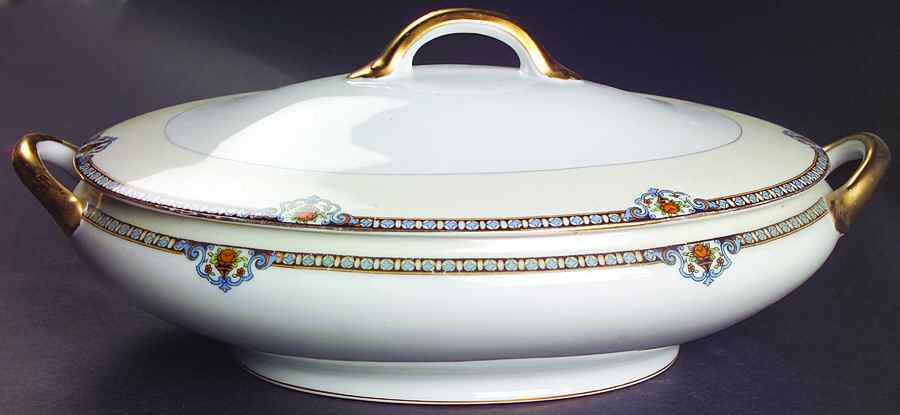 Shirley Oval Covered Vegetable by Noritake-1