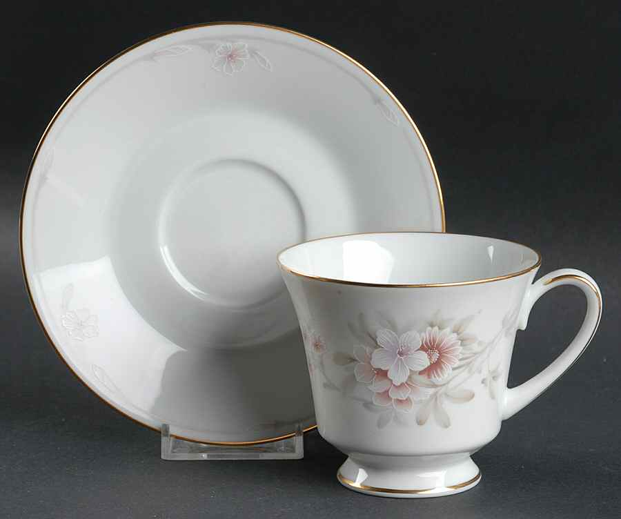 Shrewsbury Footed Cup & Saucer Set by Noritake-1