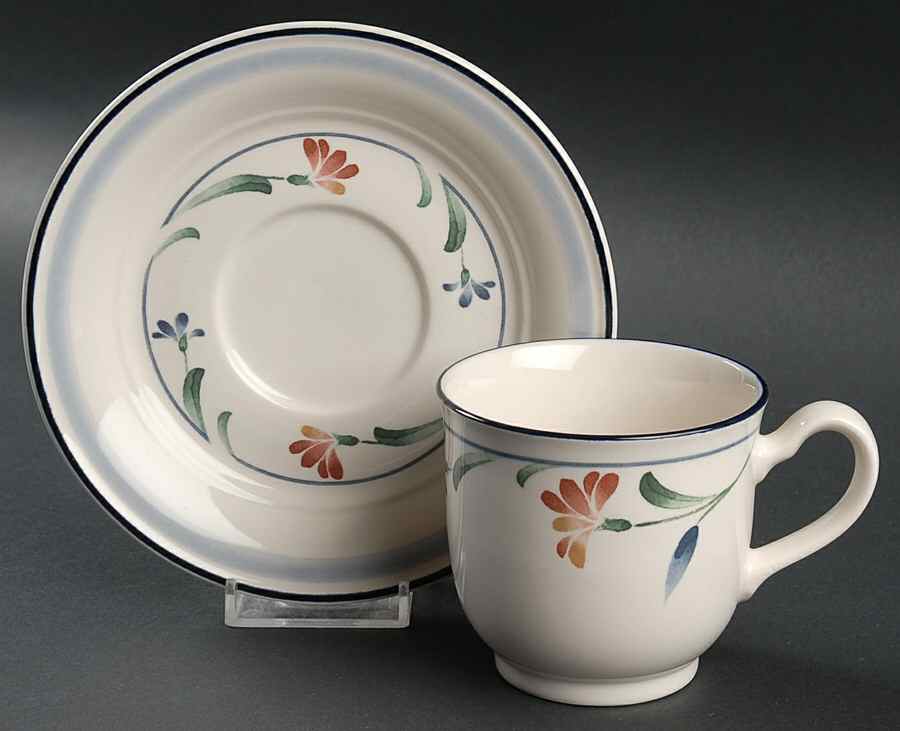 Shannon Spring Footed Cup & Saucer Set by Noritake-1