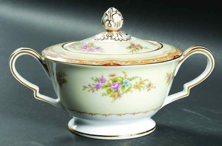 Sibley Sugar Bowl & Lid by Noritake-1