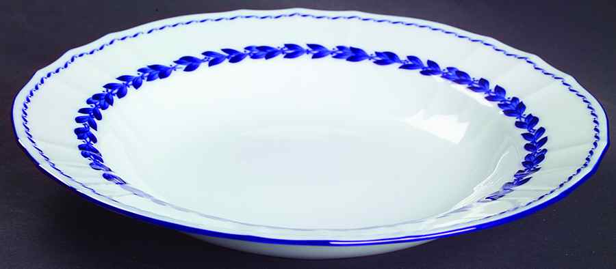 Simplicity In Blue Rim Soup Bowl by Noritake-1