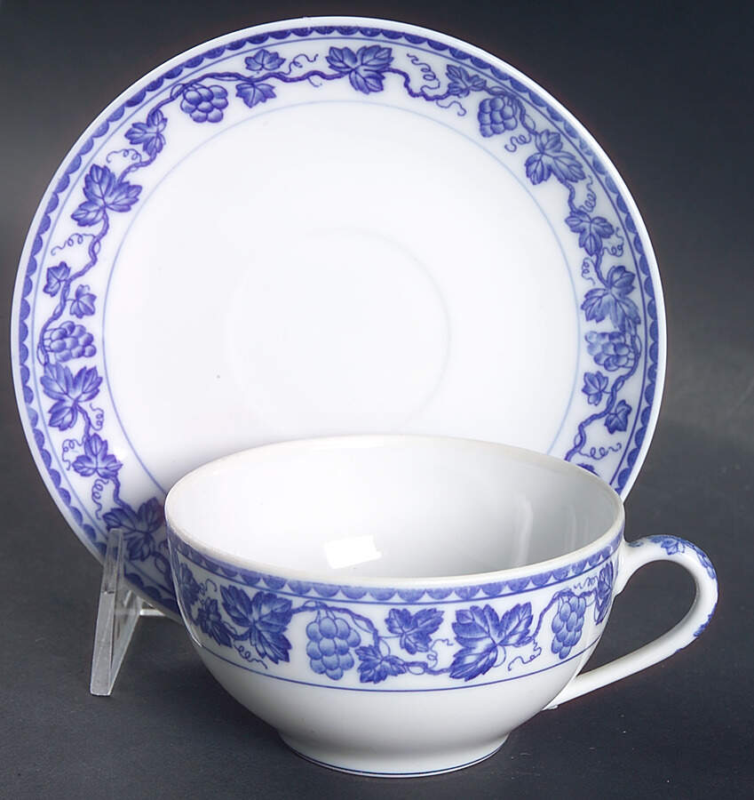 Sicily Flat Cup & Saucer Set by Noritake-1
