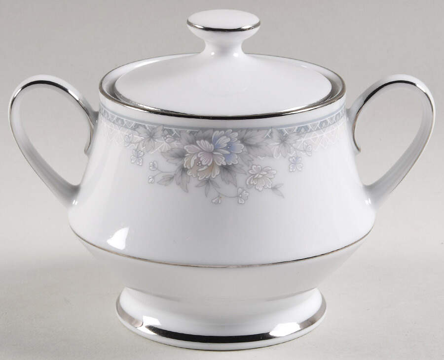 Silk Garland Sugar Bowl & Lid by Noritake-1