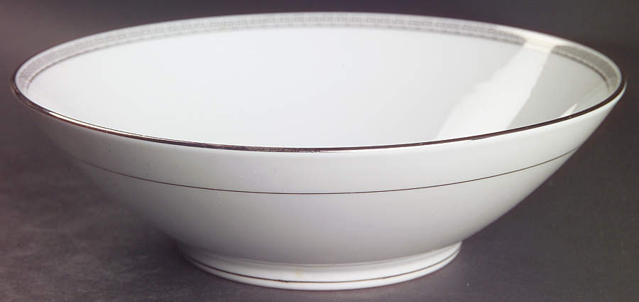 Silver Key 8" Round Vegetable Bowl by Noritake-1