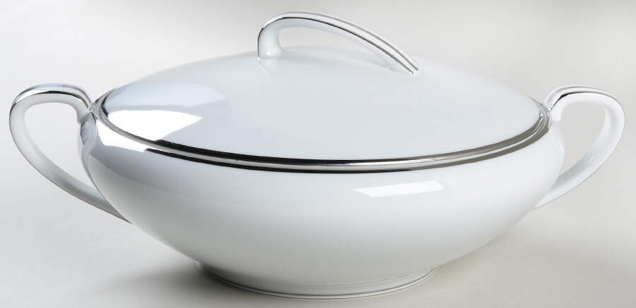 Silverdale Round Covered Vegetable by Noritake-1