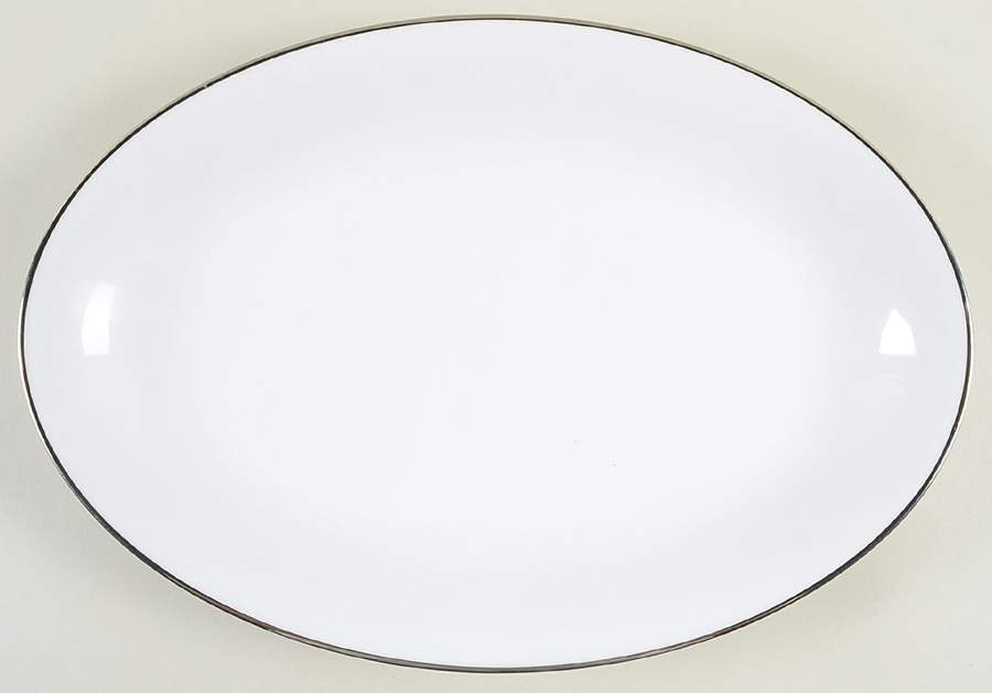 Silverdale 16" Oval Serving Platter by Noritake-1