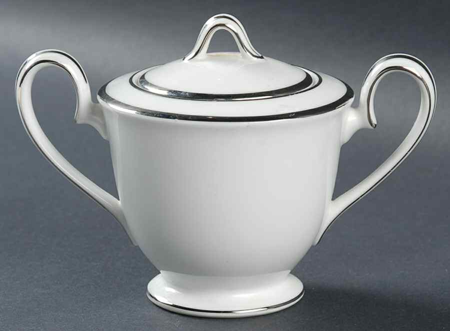 Silverdale Mini Sugar Bowl & Lid by Noritake-1