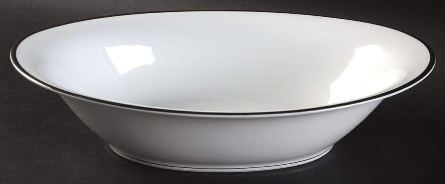 Silverdale 10" Oval Vegetable Bowl by Noritake-1
