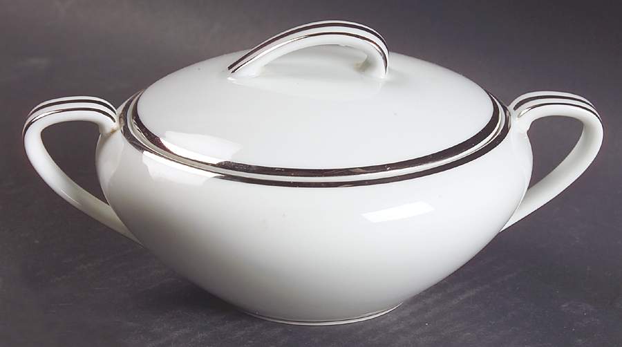 Silverdale Sugar Bowl & Lid by Noritake-1