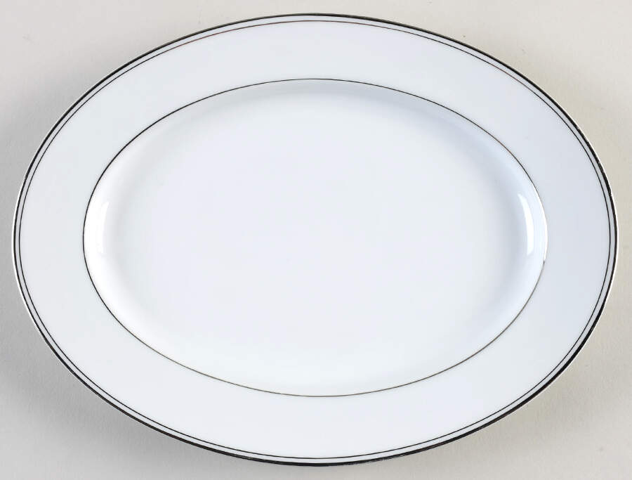 Silver Lane 11" Oval Serving Platter by Noritake-1