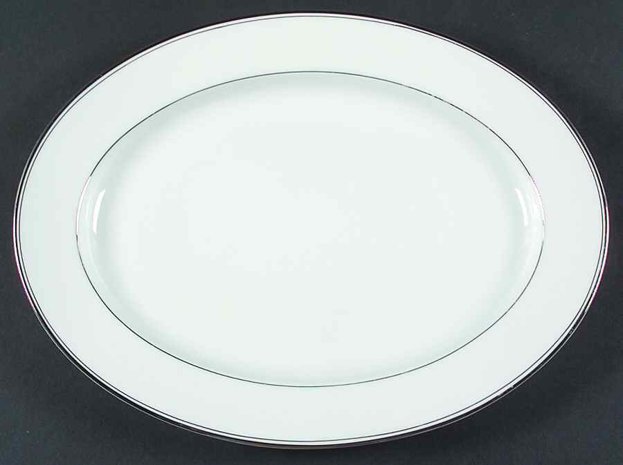 Silver Lane 13" Oval Serving Platter by Noritake-1