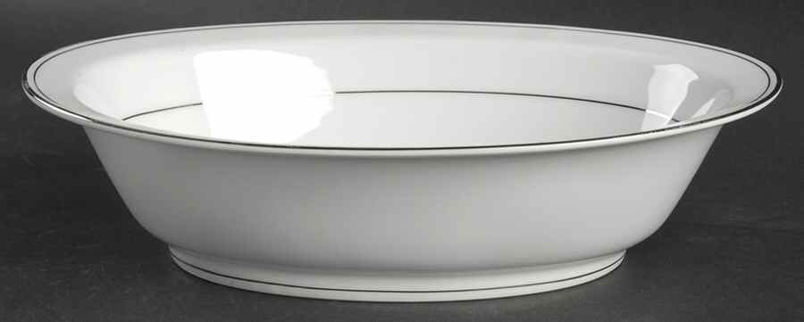 Silver Lane 10" Oval Vegetable Bowl by Noritake-1
