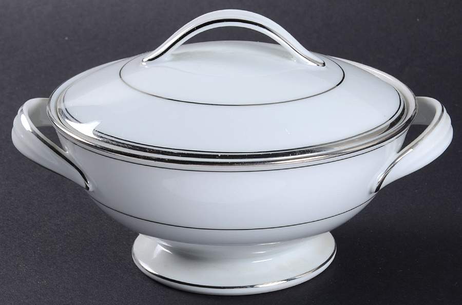 Silver Lane Sugar Bowl & Lid by Noritake-1